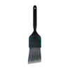 A professional angle paint brush with a black handle and green accents, including a replaceable bristle refill.