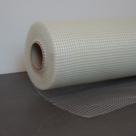 Polites 80 fibreglass reinforcing mesh roll, open 4 mm weave