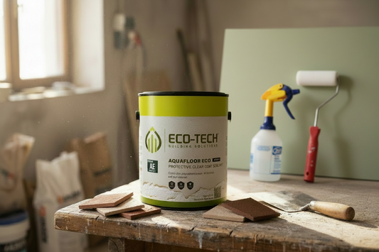 Aquafloor Eco Product Shot – Sprayer & Roller